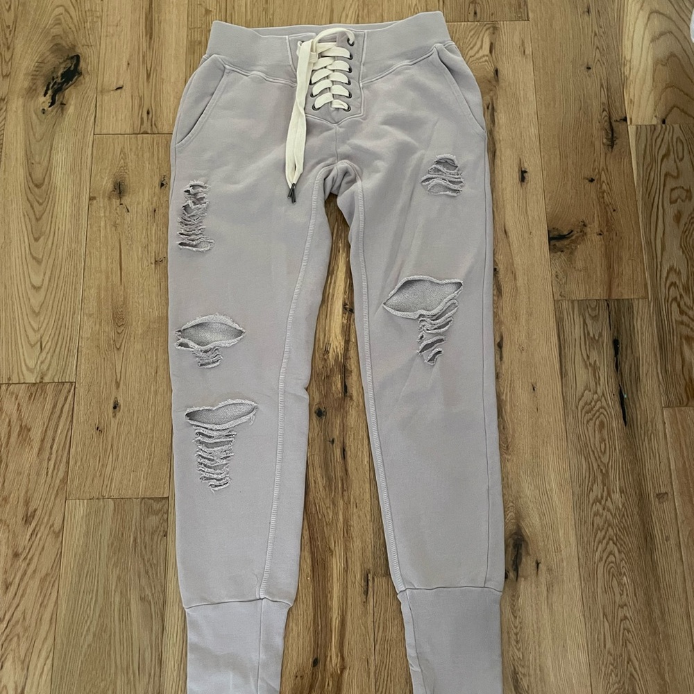NSF sweatpants purple/grey size m new without tags never worn